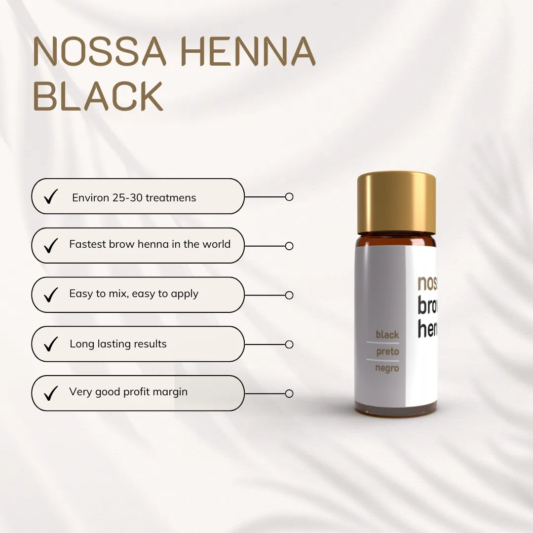 Nossa Brow Henna Black